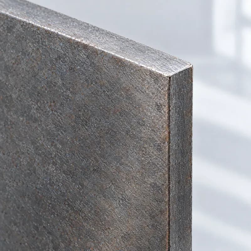 Mild steel with mill scale surface texture